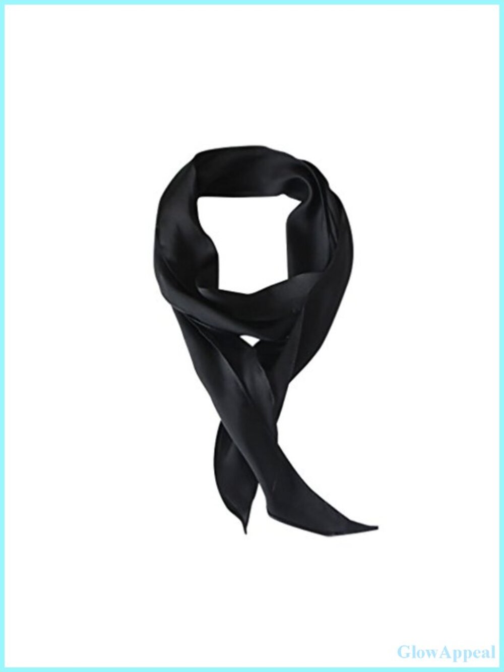Solid Color Long Skinny Scarf for Purse Neckerchief Viscose